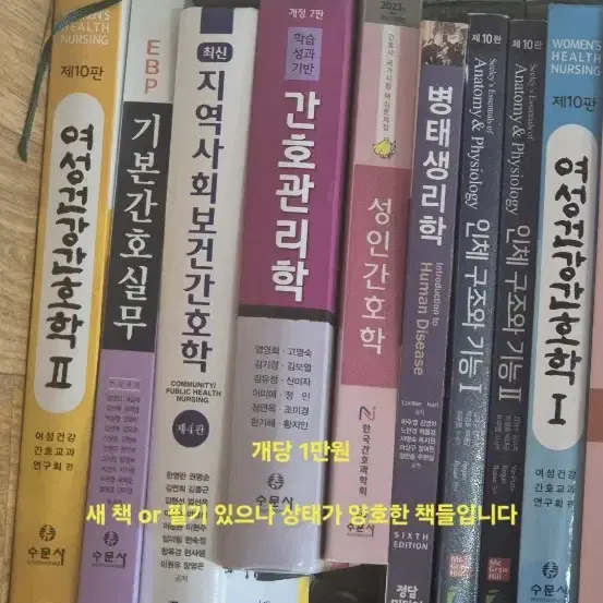 간호학과 문제집 전공책 판매