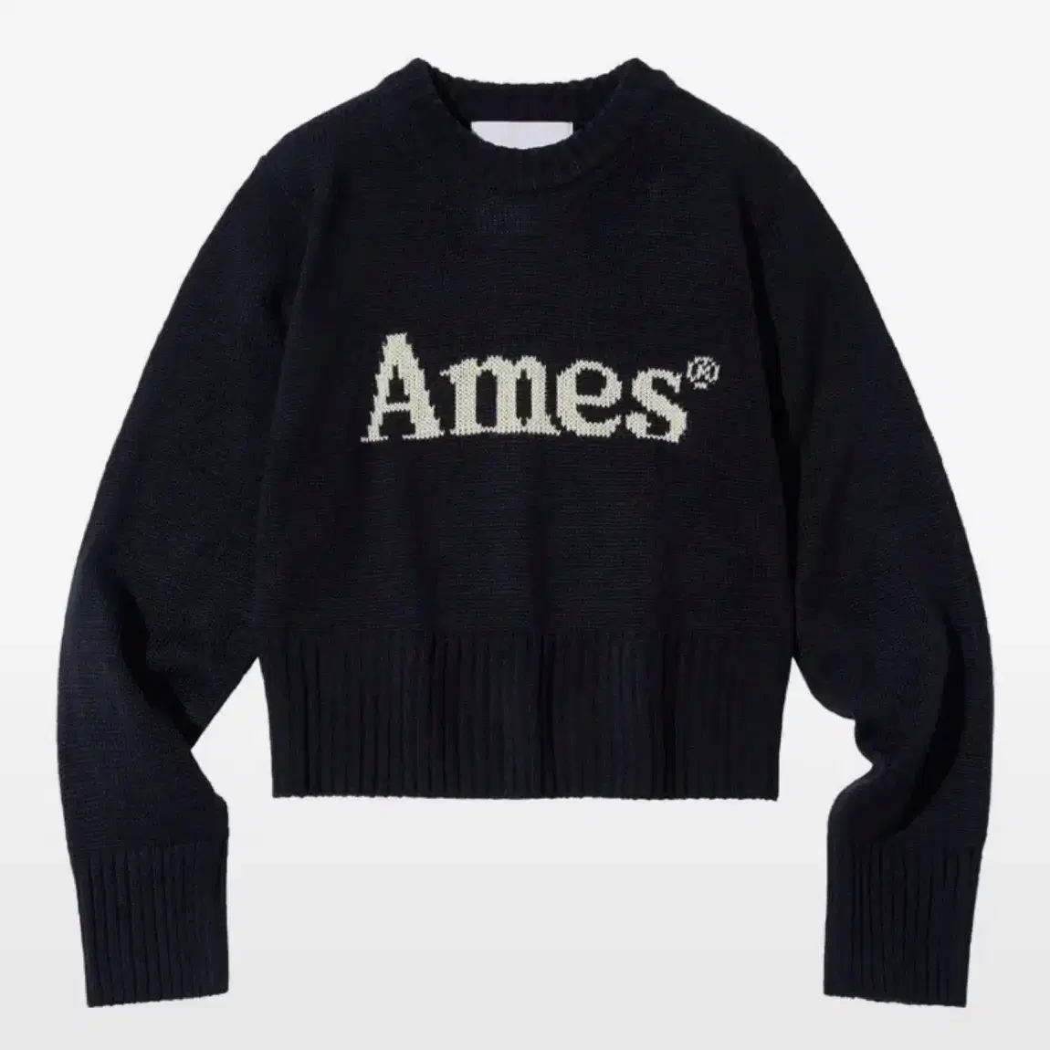 아메스 월드와이드 BASIC PULLOVER KNIT NAVY