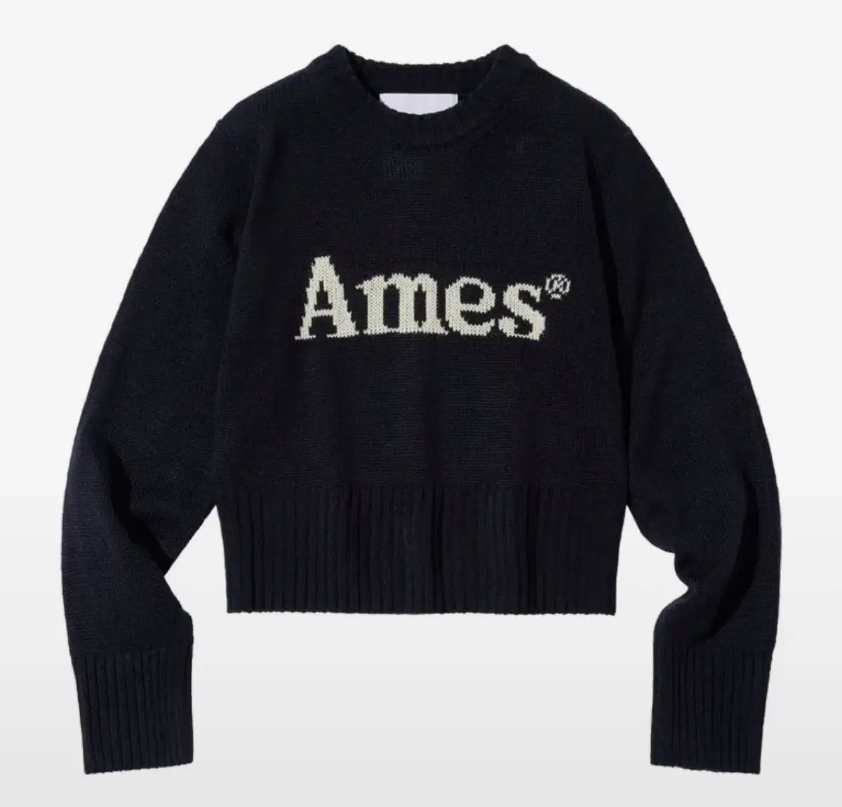 아메스 월드와이드 BASIC PULLOVER KNIT NAVY