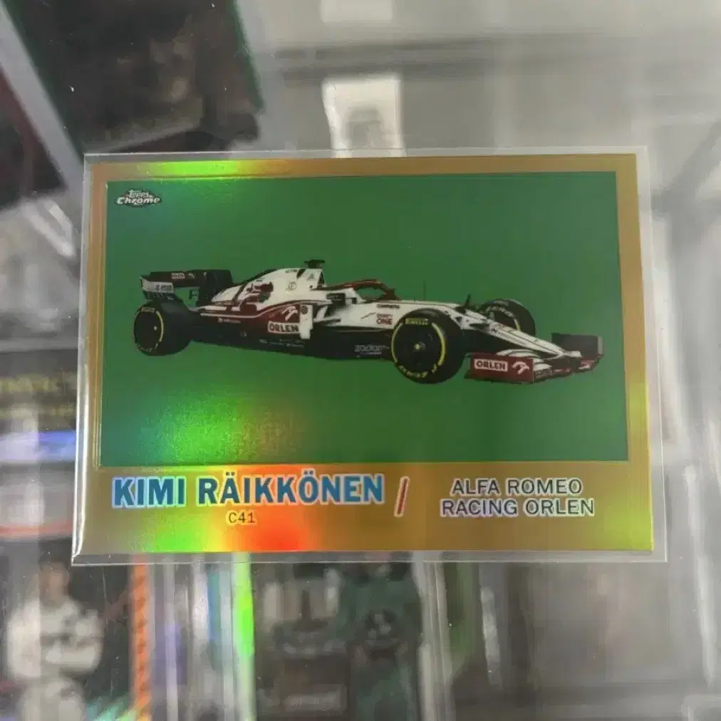 2021 탑스 크롬 F1 키미 라이코넨 50한정카드