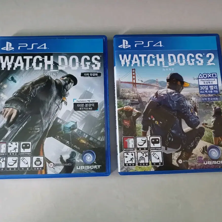 와치독1.2 (WATCH DOGS 2) 플스 PS4