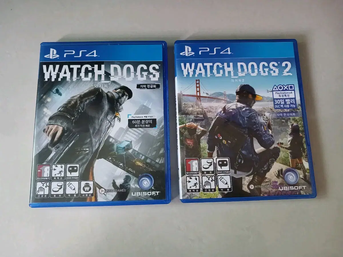 와치독1.2 (WATCH DOGS 2) 플스 PS4