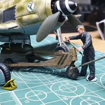 타미야 1/48 Fw-190F + 지상근무요원 새제품