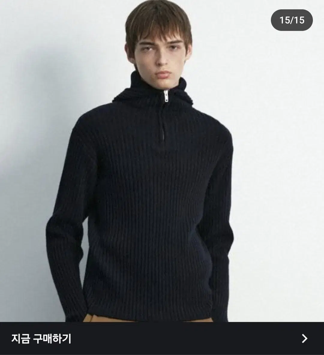 UNISEX, Balaclava Knit Top 문선 니트