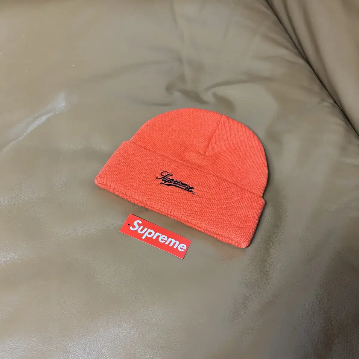 Supreme 슈프림 람보르기니 오렌지 비니 모자 (Orange)