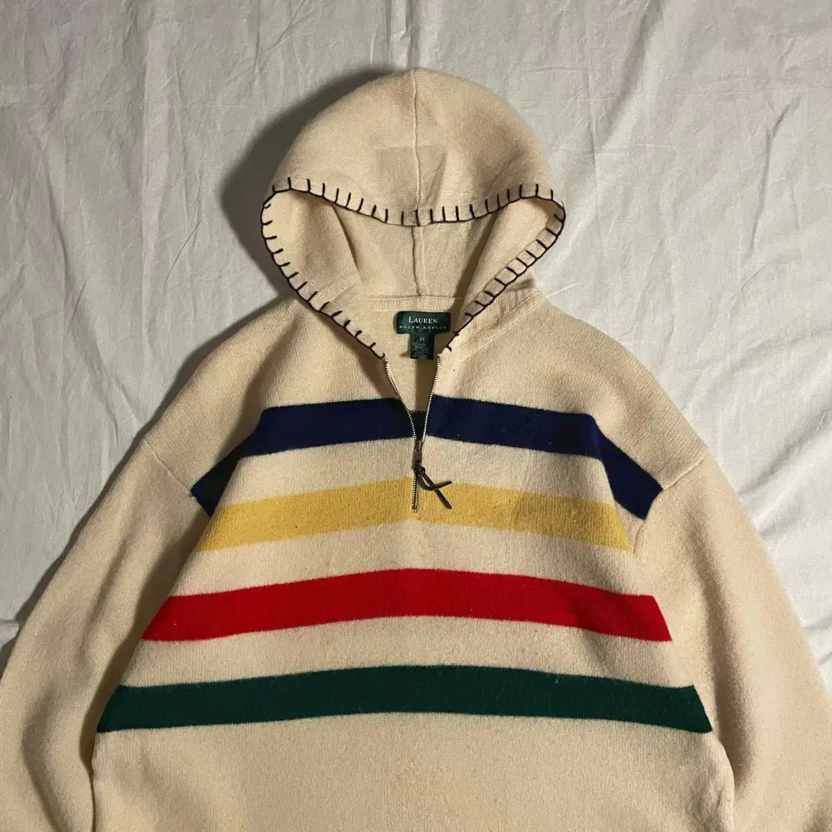 1990s  Polo Lams Wool Hoodie