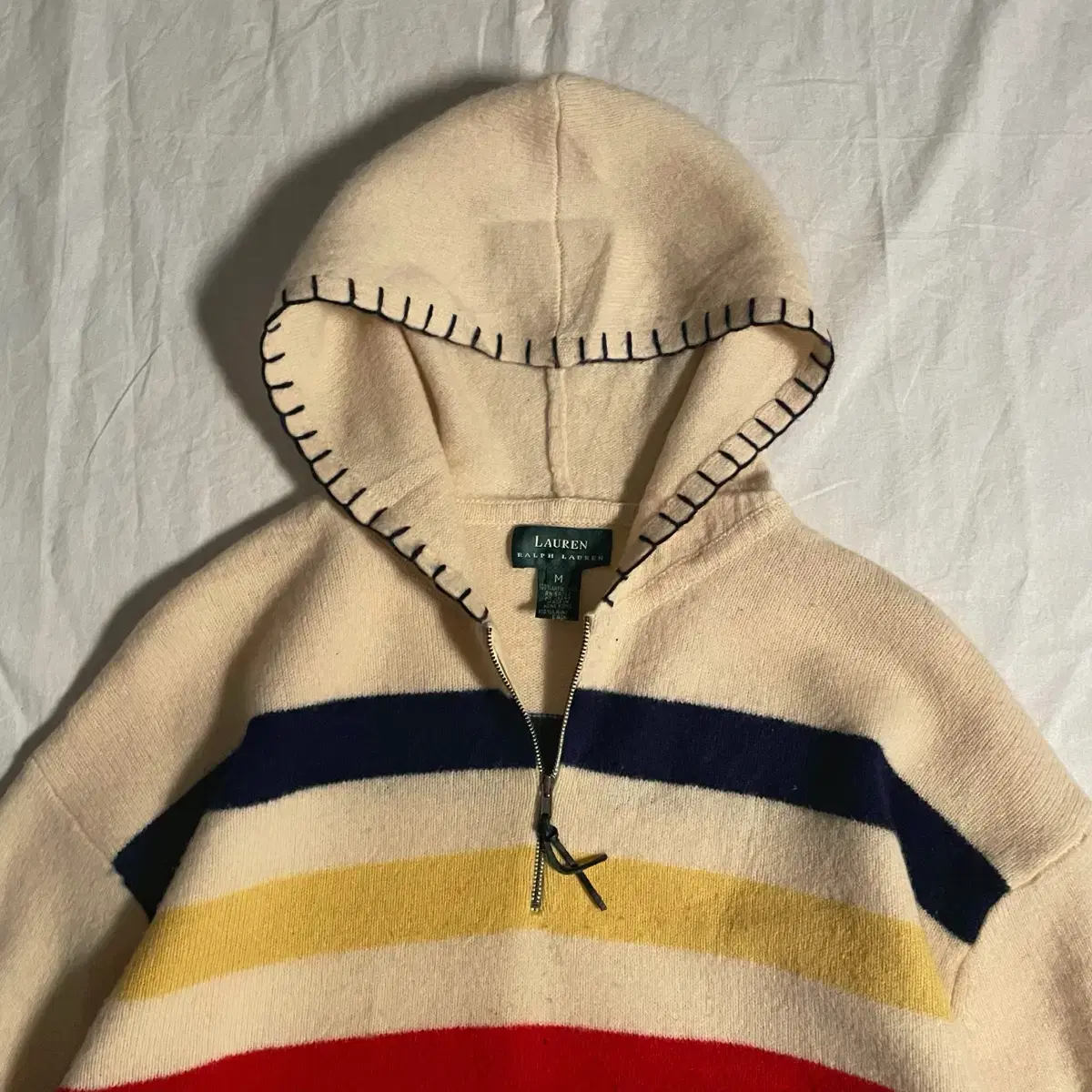 1990s  Polo Lams Wool Hoodie