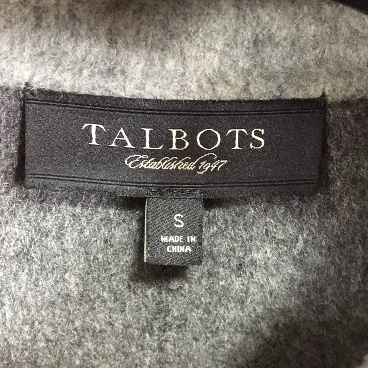 TALBOTS 그레이 싱글코트 S