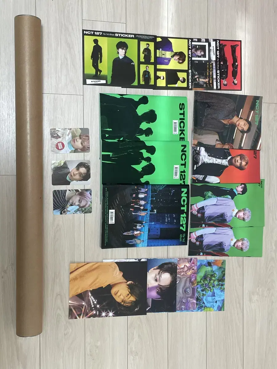 nct127 3집 앨범 sticker 스티커 + 포스터