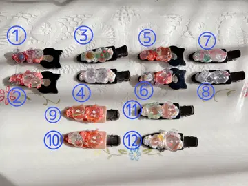 핸드메이드 컬러풀한 동물 모티브 귀여운 헤어 클립