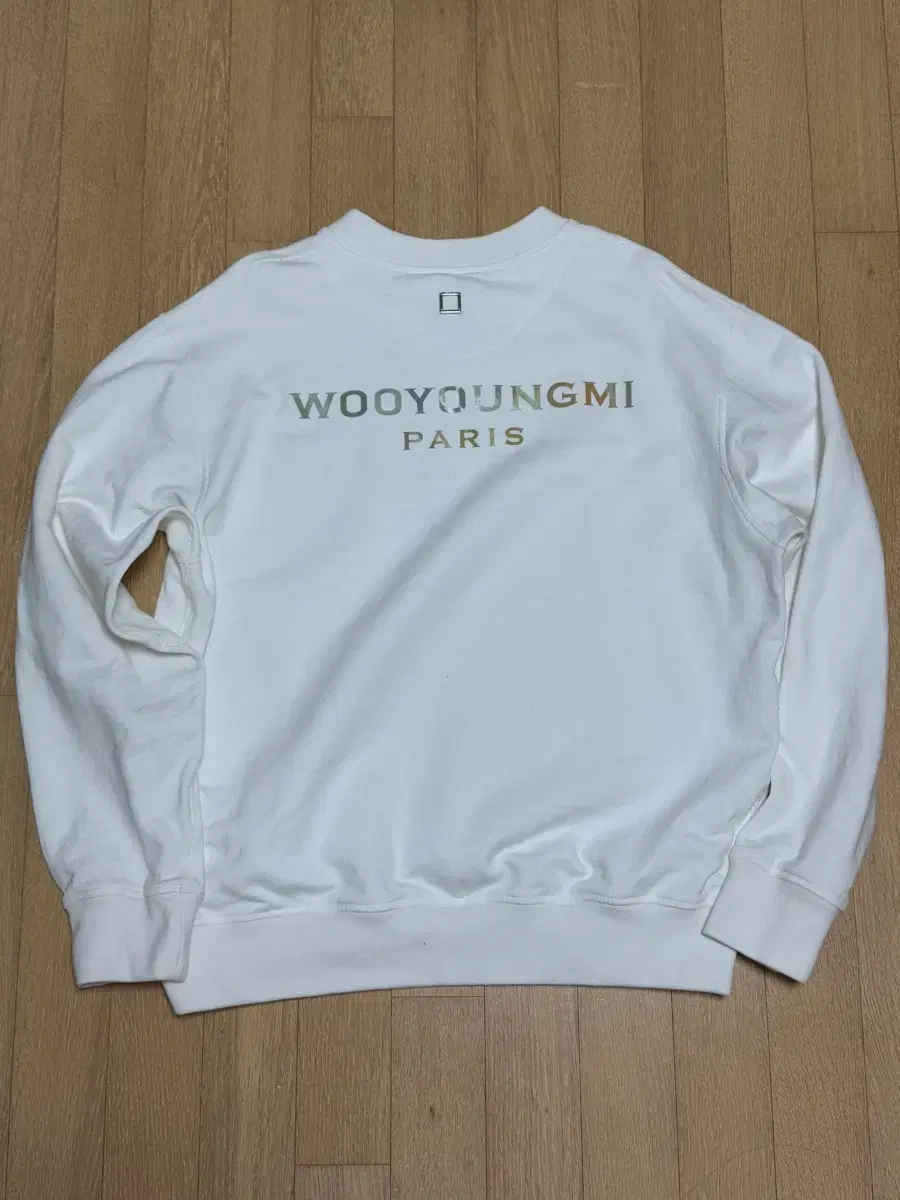 Wooyoungmi Cotton lenticular White Logo Sweatshirt White Man-to-man