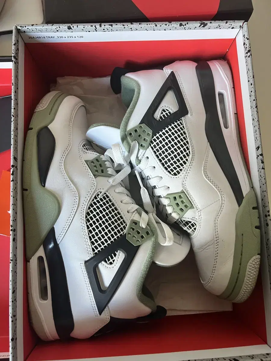 Jordan 4 Oil Green w275 Full Set