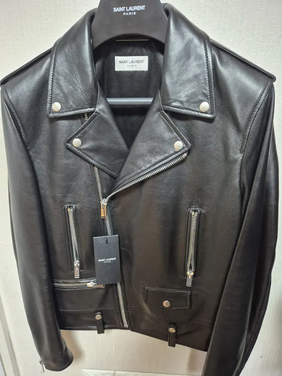 (New Product) 24SS Saint Laurent L01 Rider Jacket 50