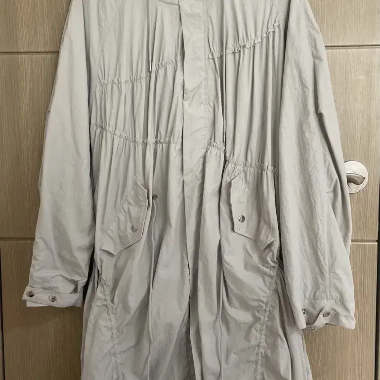 NACHE rawcut shirring field coat