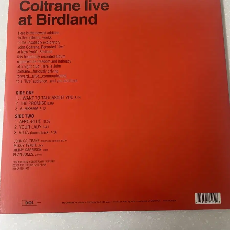 LP) John Coltrane: Live at Birdland