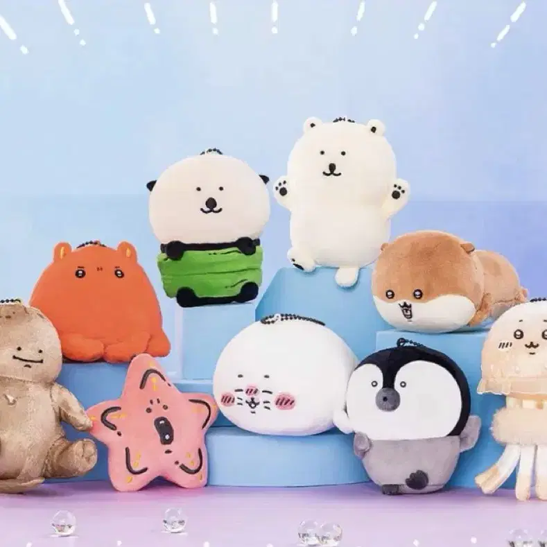 나가노 수족관 9종 + 빨간 농담곰 1종 일괄판매