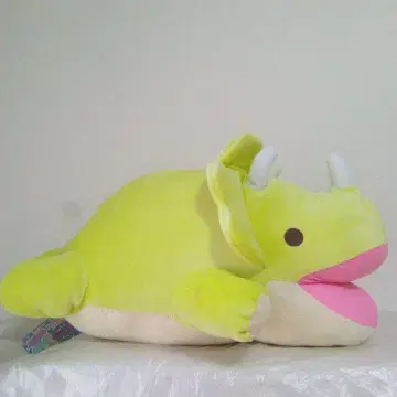 택 포함 공룡 시대 트리케라톱스 냉감 봉제 인형