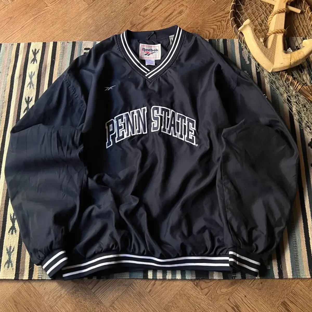 [L]90's Reebok 리복 PENN STATE 풋볼 팀 웜업