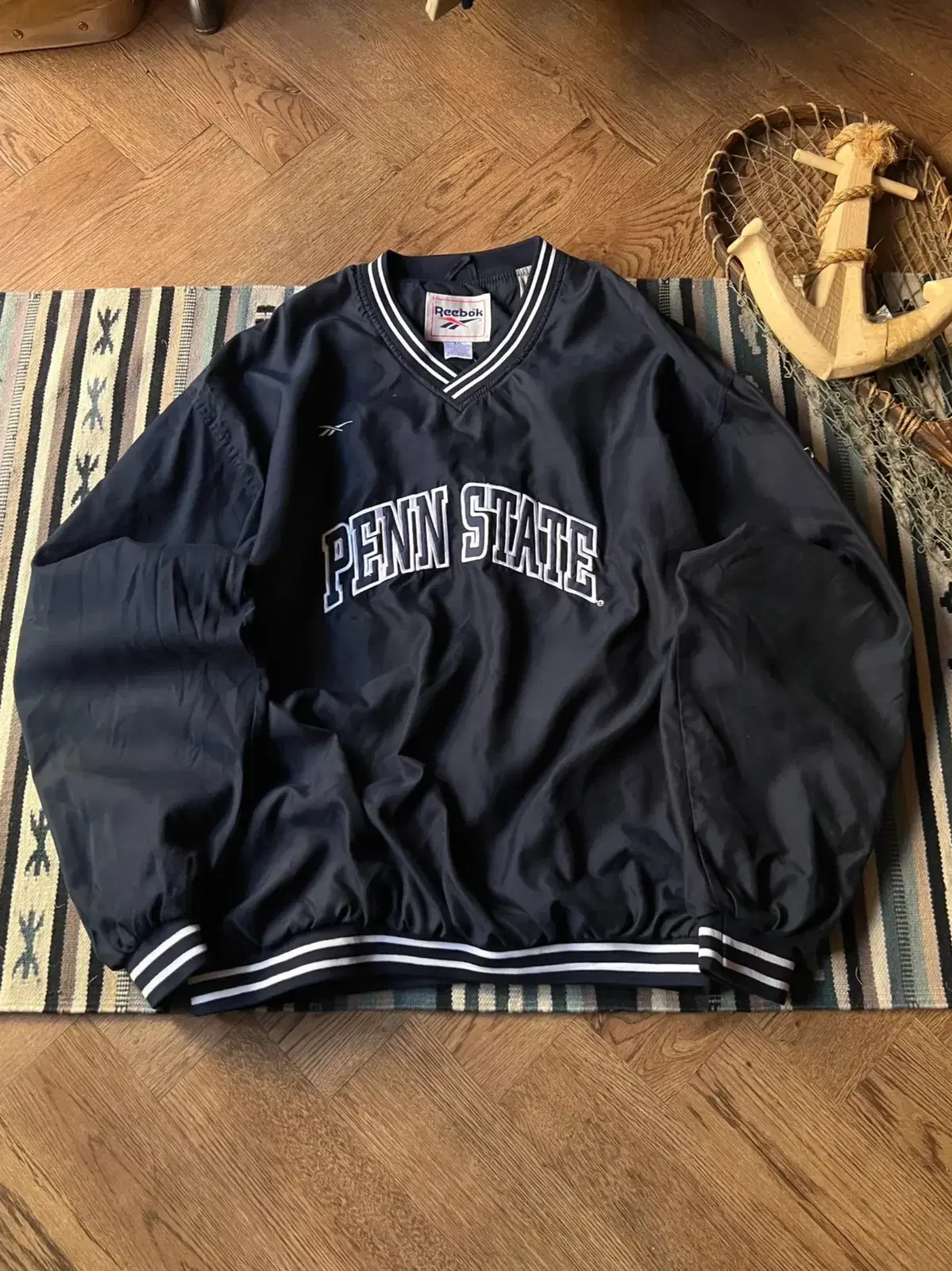 [L]90's Reebok 리복 PENN STATE 풋볼 팀 웜업