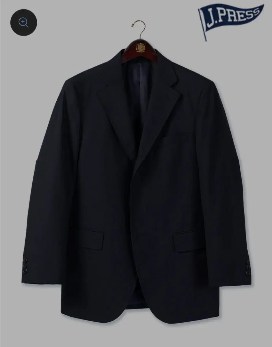 jpress navy solid suit