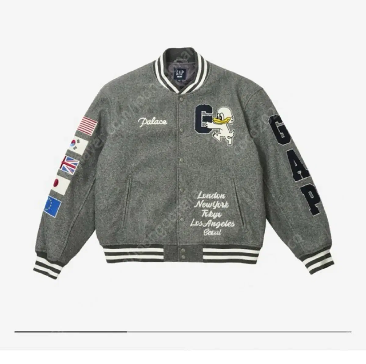 팔라스 콜라보 갭 바시티 자켓 공용 Palace x Gap varsity