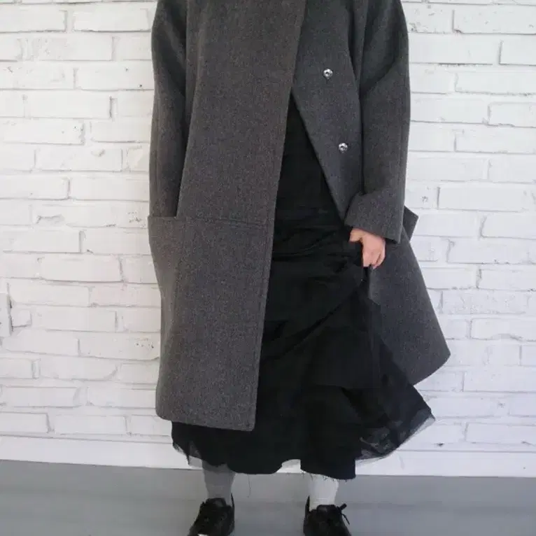 에옹쓰 mannish half coat