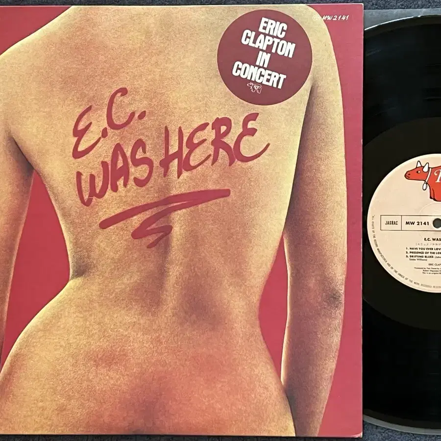 LP : Eric Clapton - E.C. Was Here