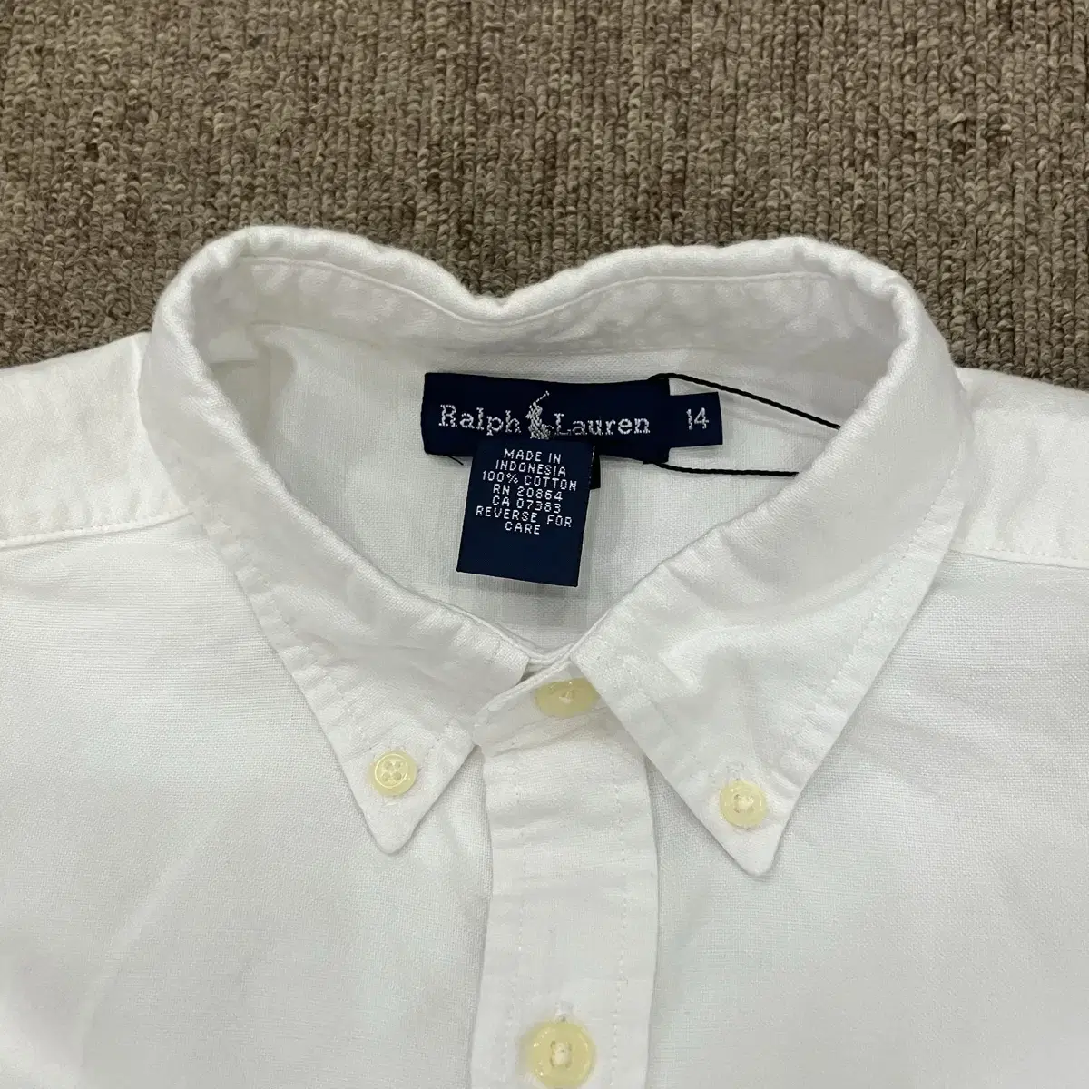 (size 14) POLO 폴로 랄프로렌 화이트 셔츠