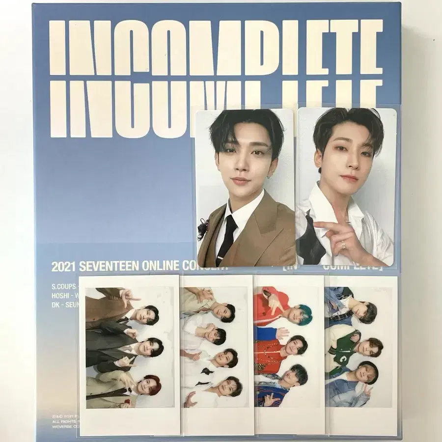 세븐틴 인컴플릿 dvd