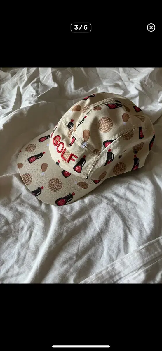 15ss Golf Wang waffle Camp Cap 골프왕