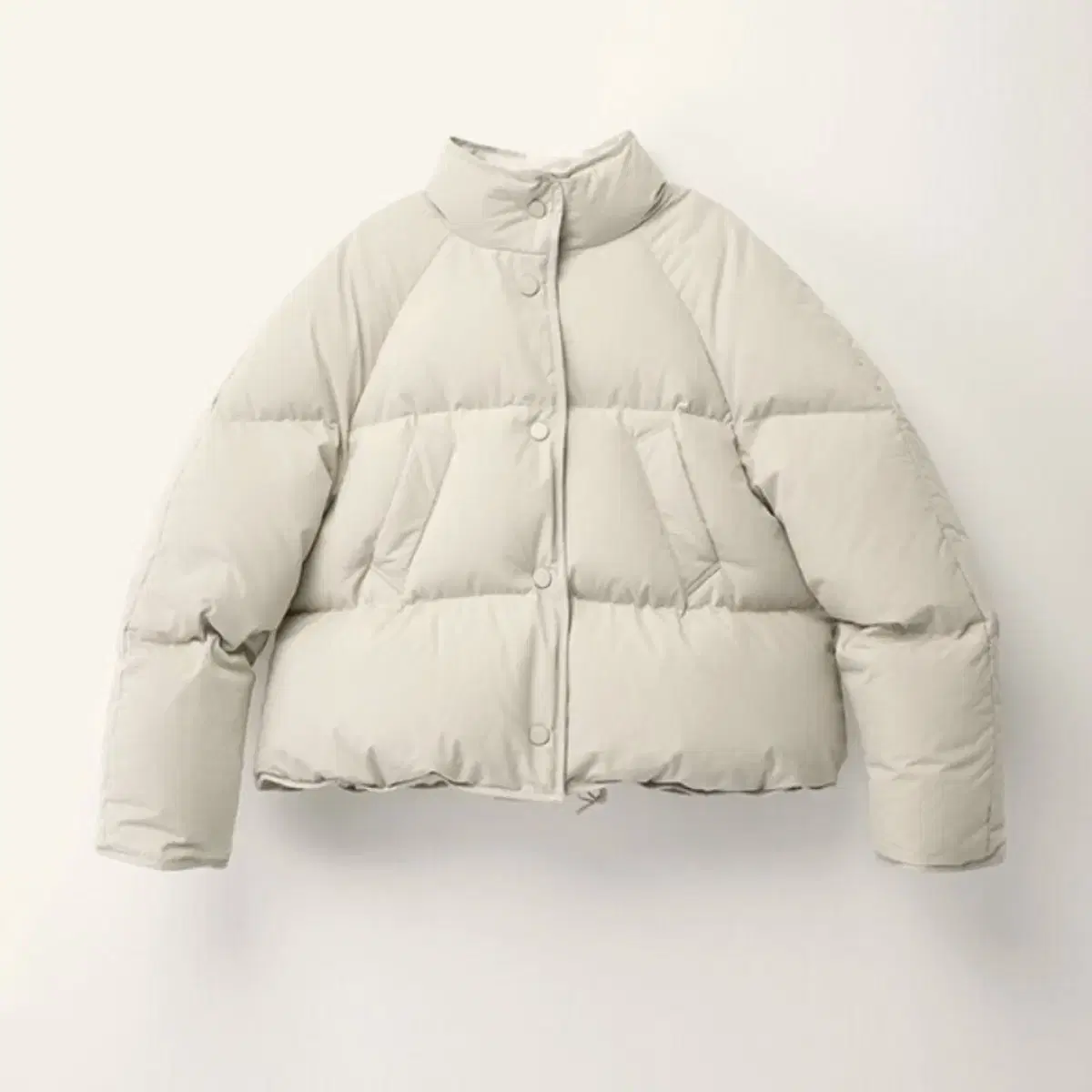 낫띵리튼 Cropped string puffer jacket