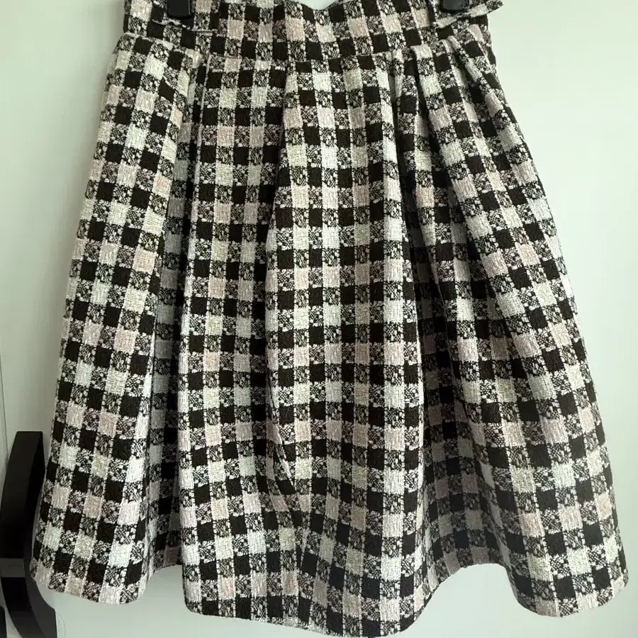 낸시부 Check Pattern Tweed Skirts