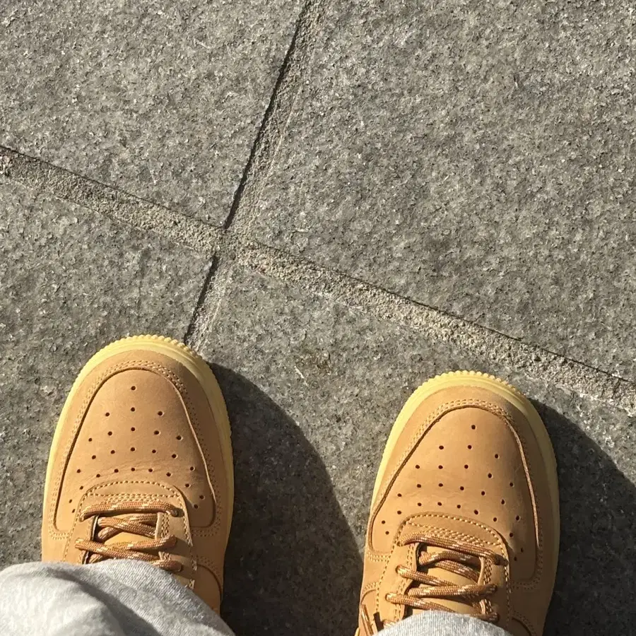 Nike Air Force 1 '07 WB Flax 245 된장포스