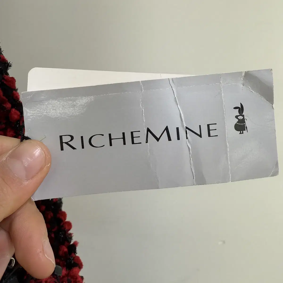 RICHEMINE 시스루 플라워 티셔츠