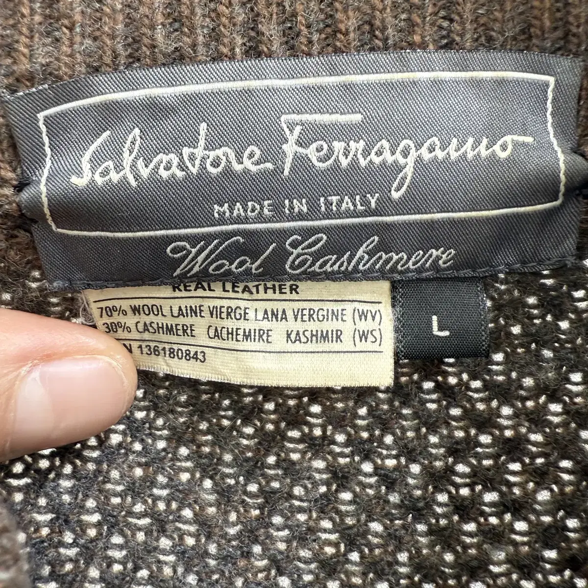 SALVATORE FERRAGAMO 집업 (Made in Italy)