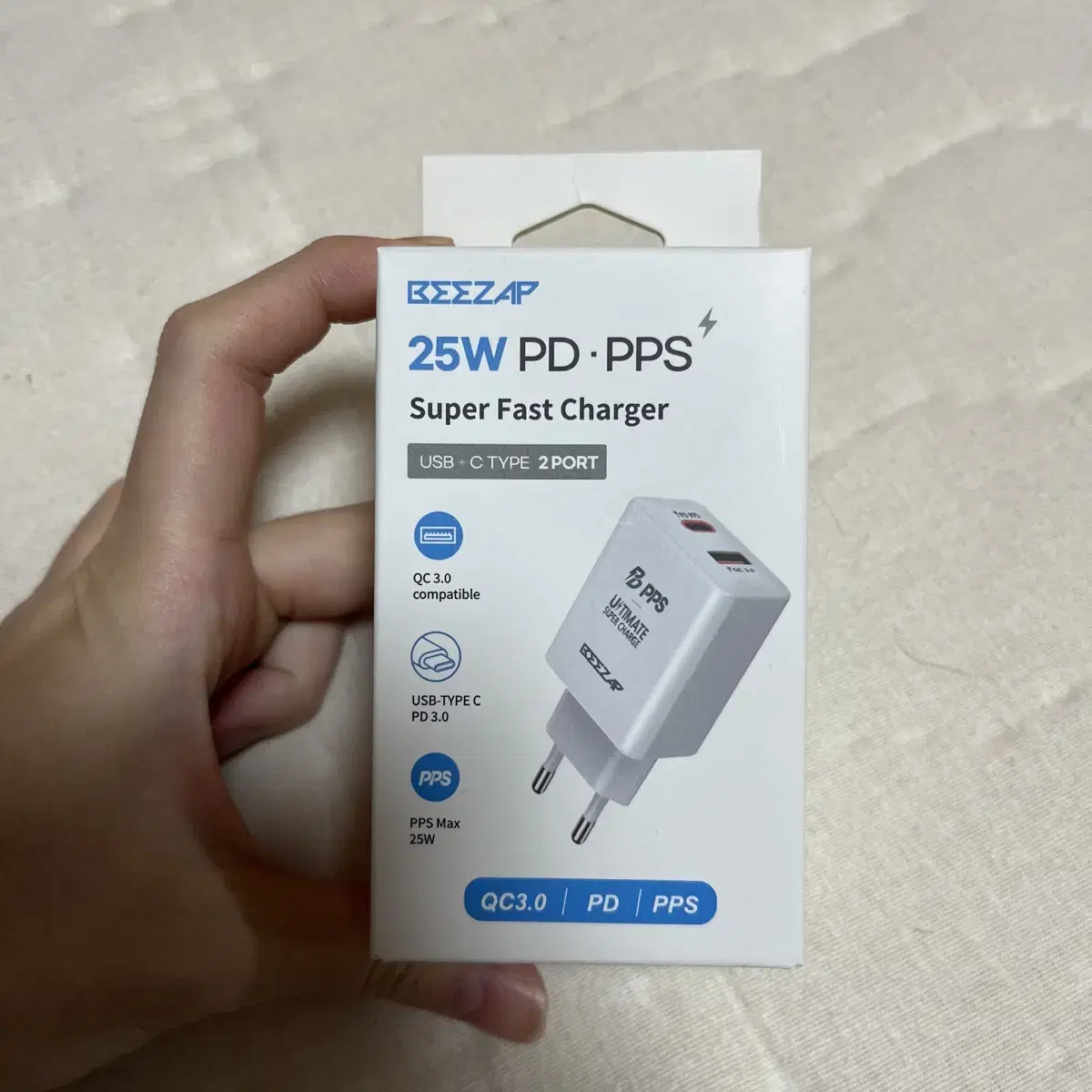 [새제품] 멀티 고속 충전기 듀얼 2포트 QC3.0 PD3.0 PPS 초