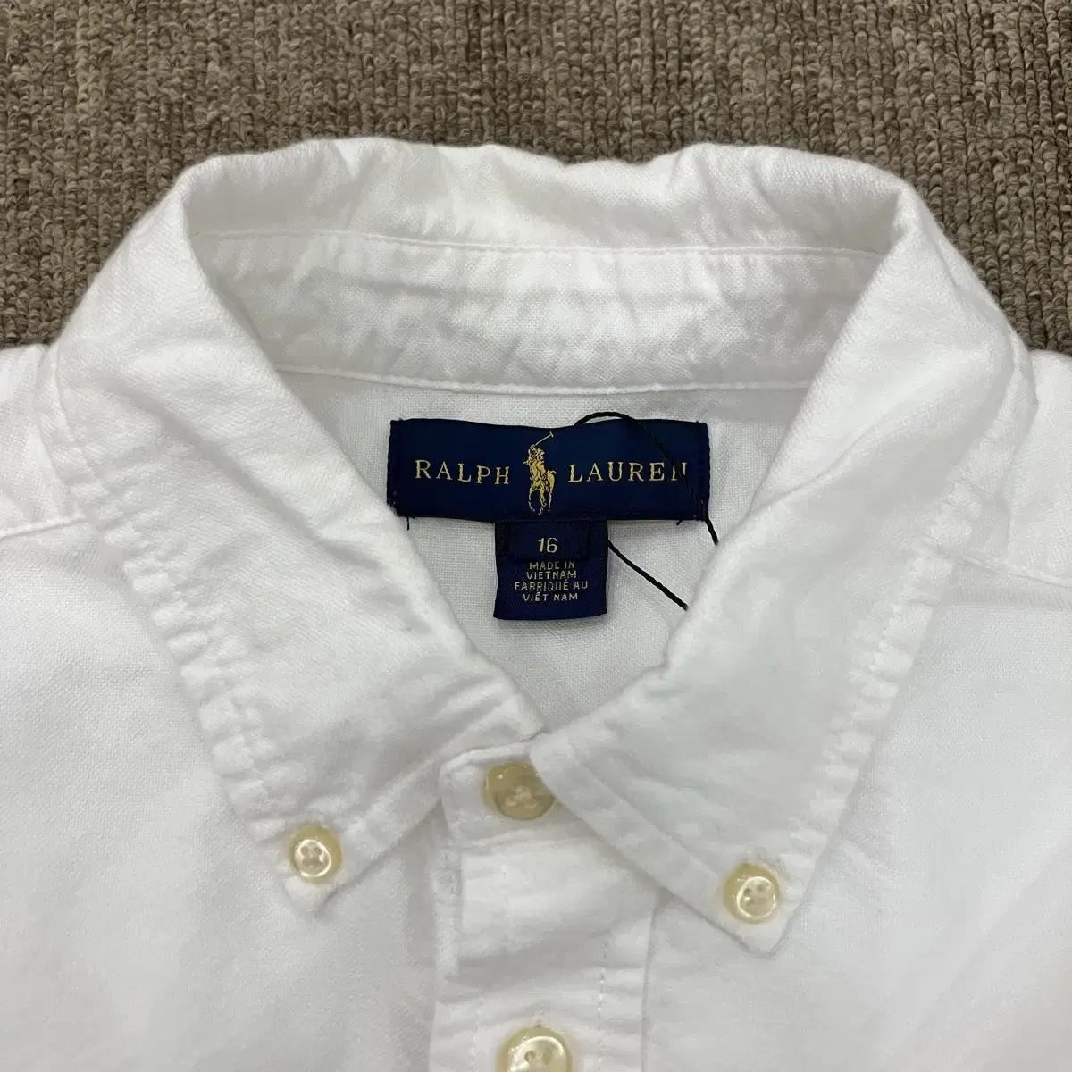 (size 16) POLO 폴로 랄프로렌 화이트 셔츠