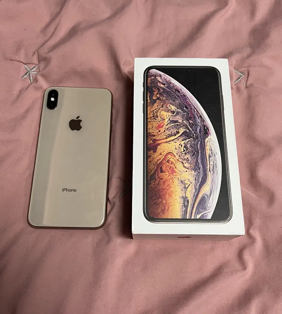 아이폰xs max 256G 골드