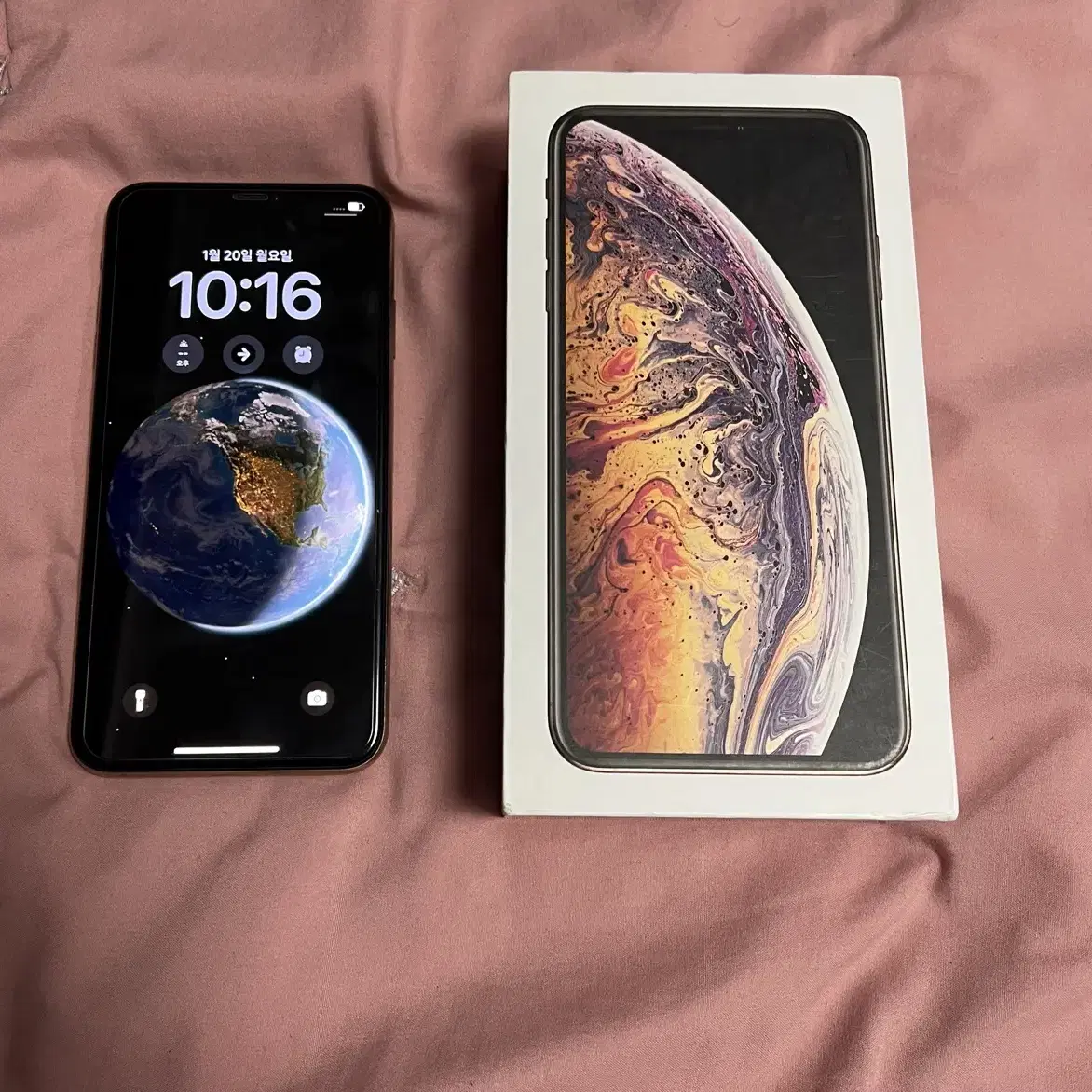 아이폰xs max 256G 골드