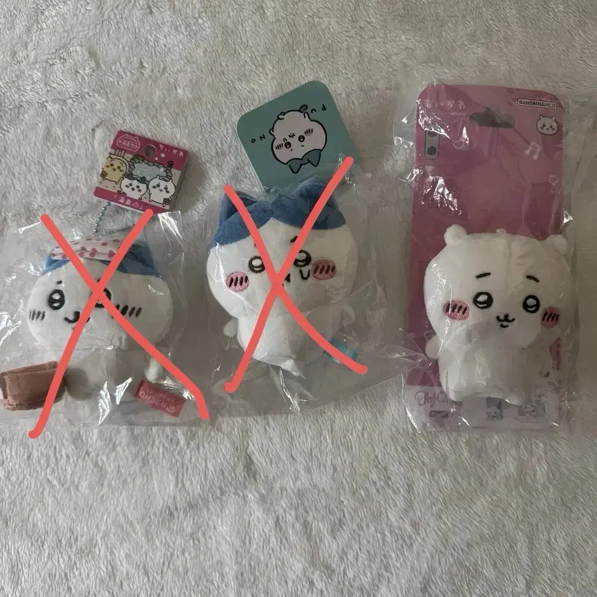 Chiikawa doll wts sell Hachiwara Onsen pun PlayCharm Smart Talk Grip Talk