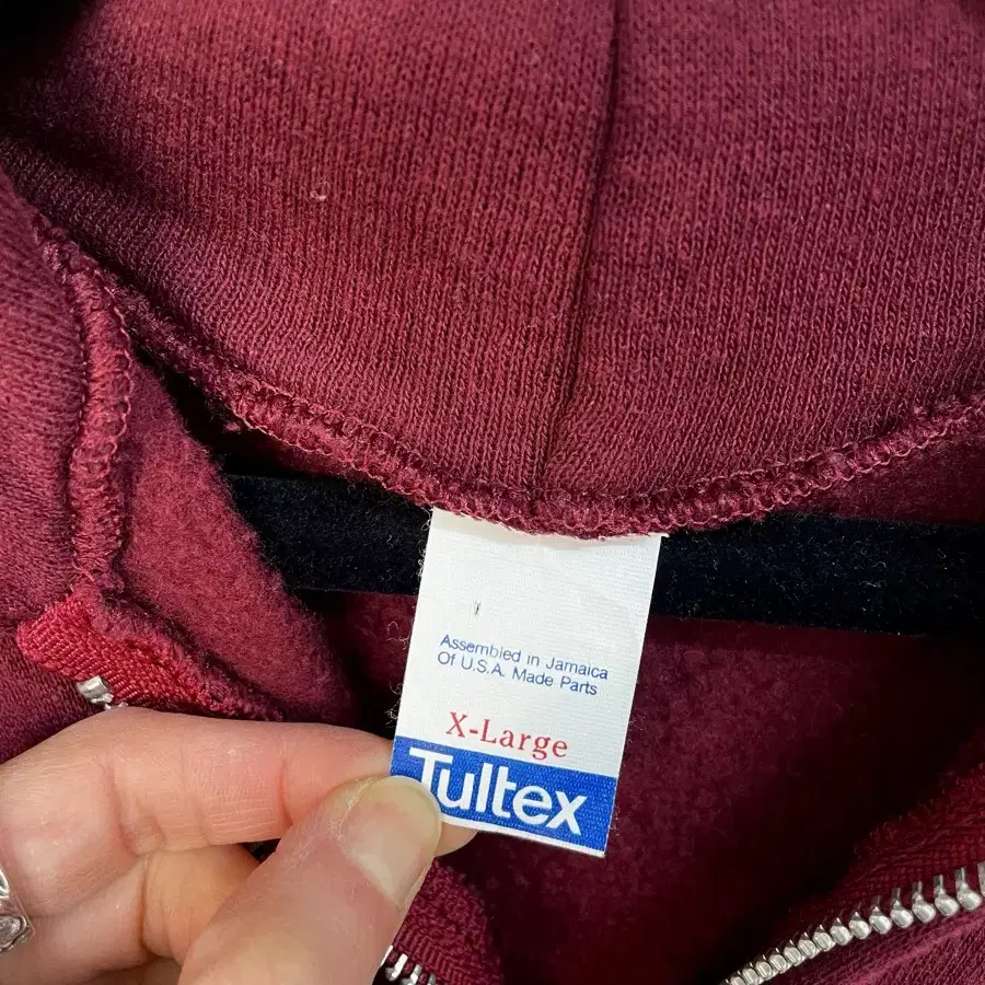 tultex 빈티지후드티 후드집업 made in usa 미제스웻 미국스웻