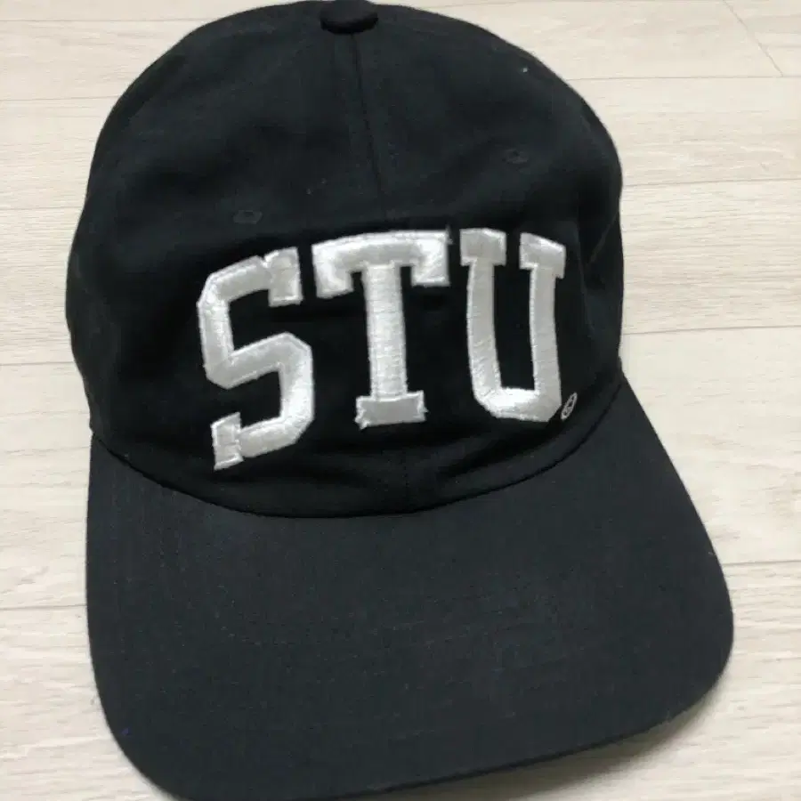 스투시 stu 캡 블랙