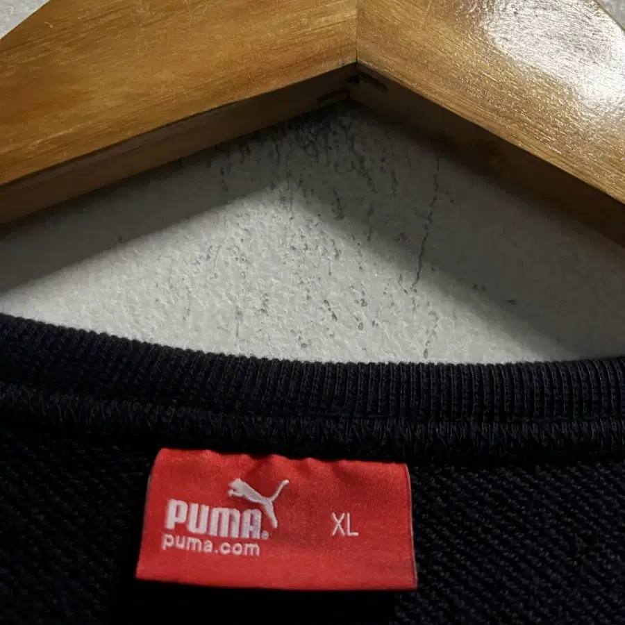 105-110 PUMA 푸마 빅로고 루즈핏 기모 스웻 맨투맨 정품