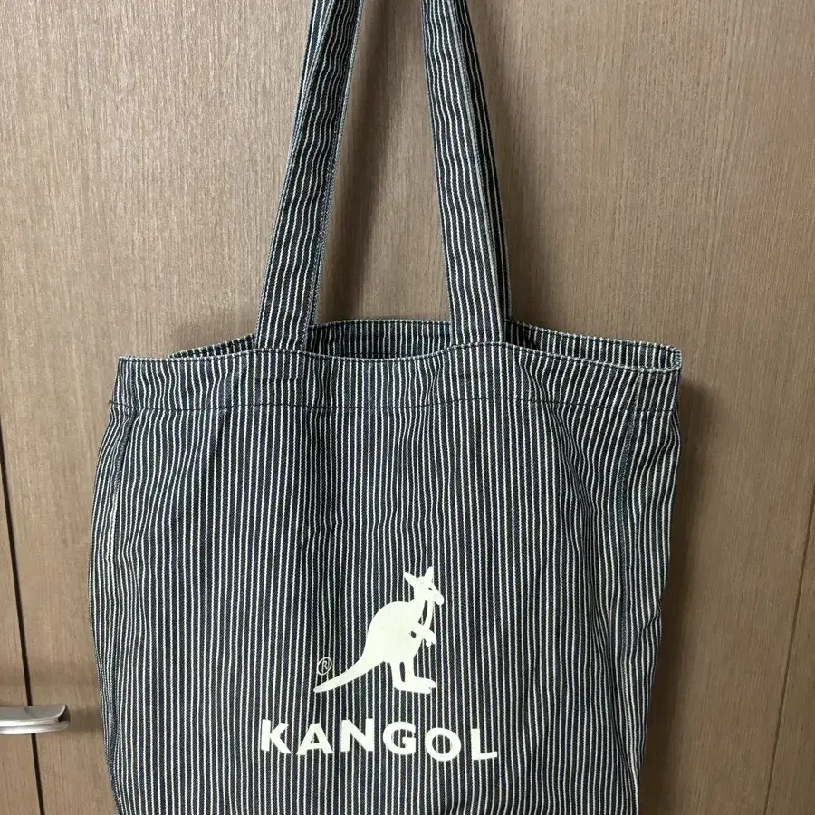 Kangol 캉골 스트라이프 에코백