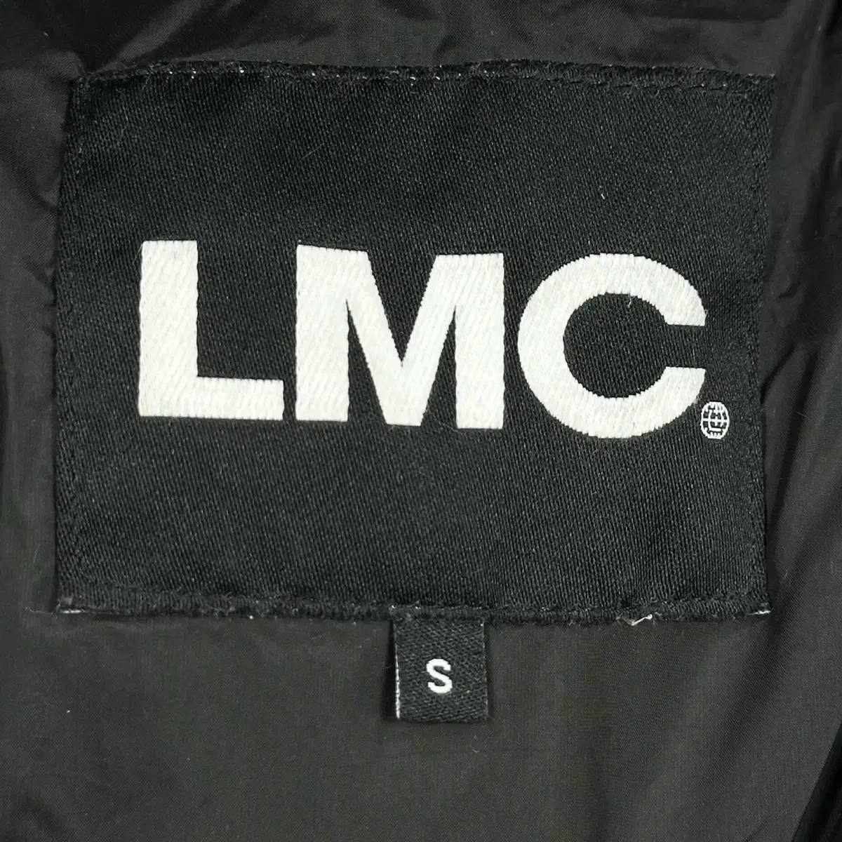 LMC (엘엠씨) 아노락 투톤 블랙 패딩 점퍼 (실측 M)