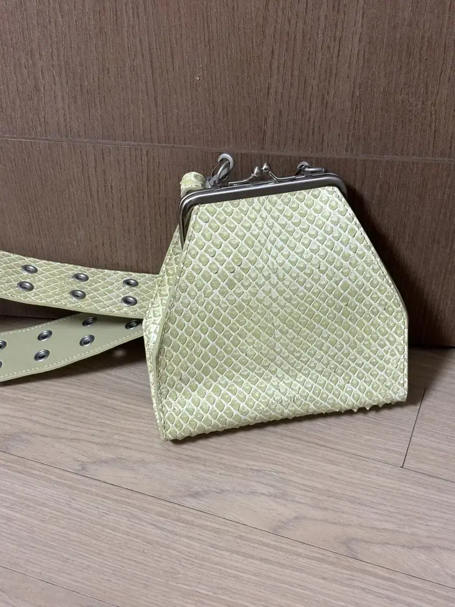 Bigotre Vigtora Python Pattern Leather Mini Shoulder Bag