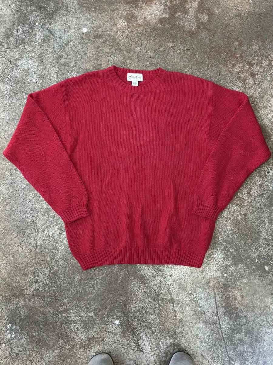 90s Eddie Bauer red sweater