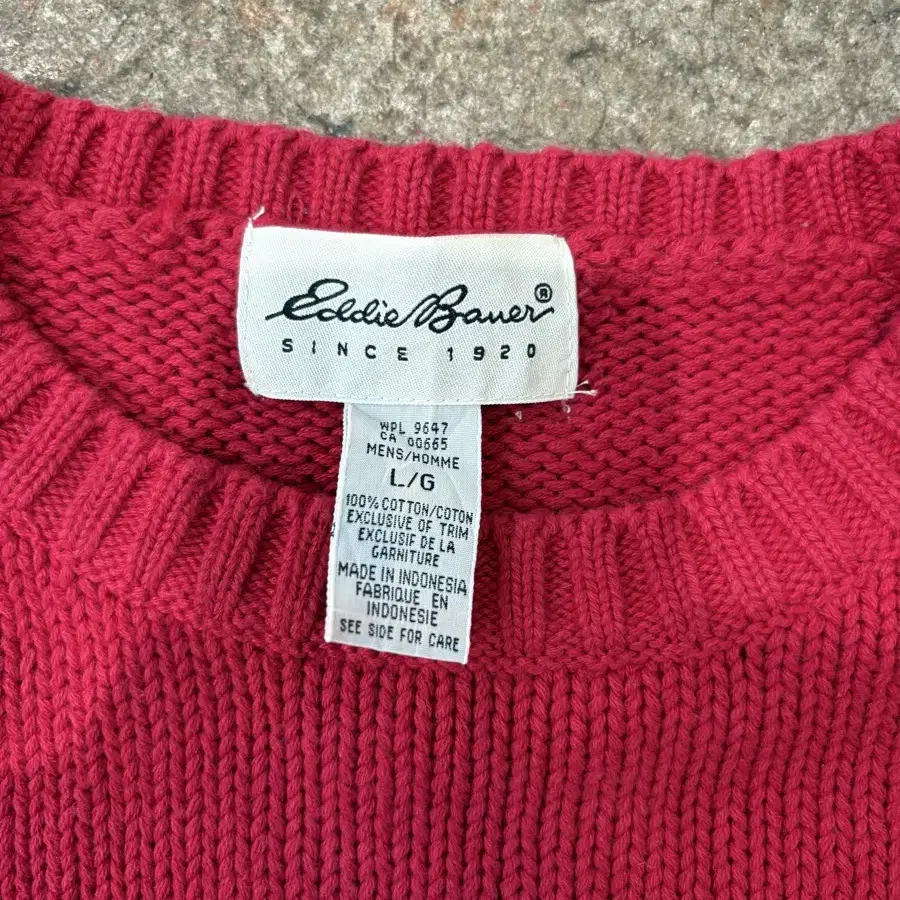 90s Eddie Bauer red sweater