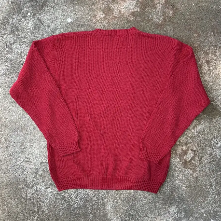 90s Eddie Bauer red sweater