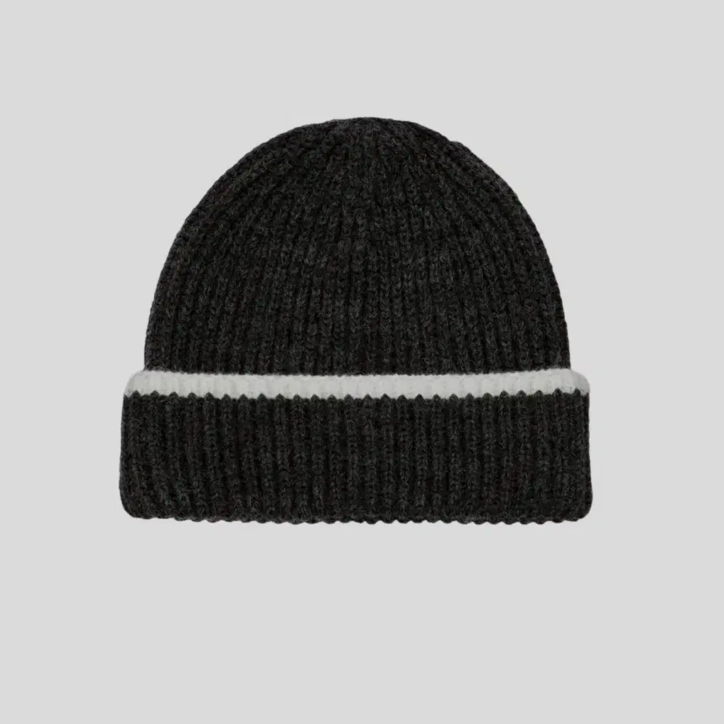 마리떼 비니 KNIT SHORT BEANIE charcoal